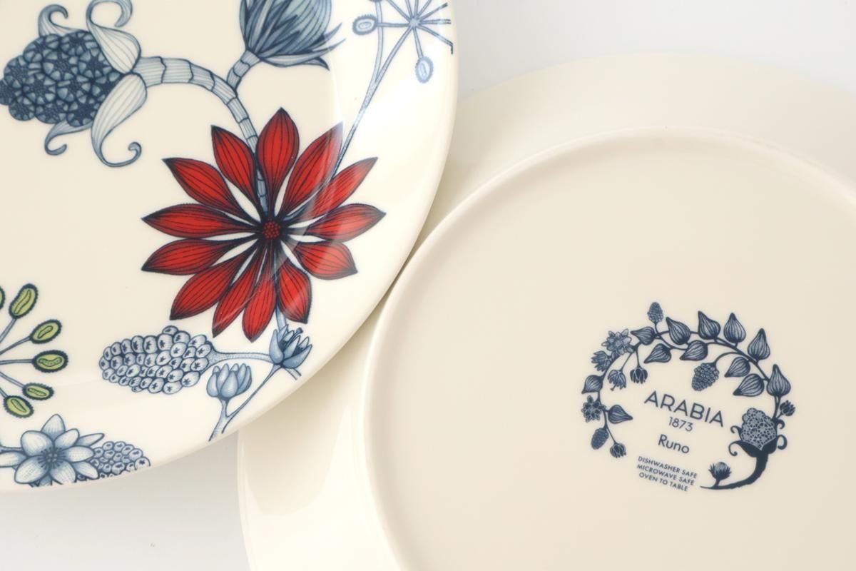 アラビア｜ルノ サマーレイ｜プレート ｜26cm｜磁器｜ARABIA｜Runo