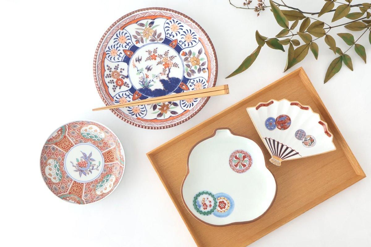 銘々皿｜千鳥柘榴紋｜磁器｜林九郎窯｜波佐見焼｜和食器通販｜うちる