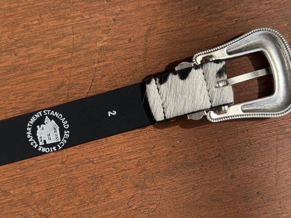 ウエスタンカウヘアーベルト ハラコ ウエスタンカウヘアーベルト