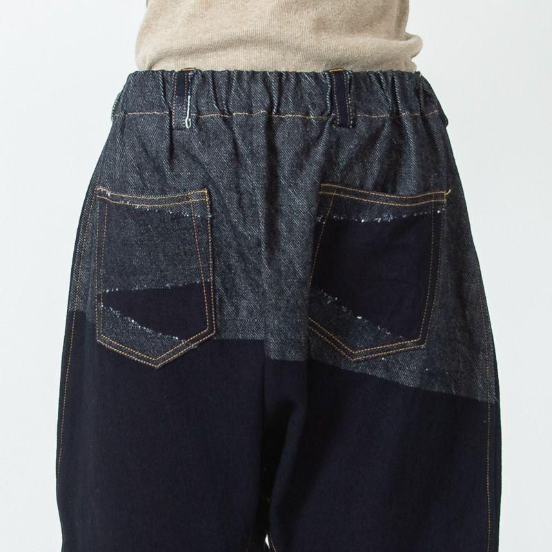 tamaki niime 玉木新雌 デニムパンツ zengo KING サイズ1 02 コットン