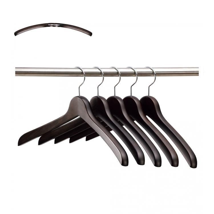 SET-02／メンズシャツハンガー5本組／スモークブラウン - NAKATA HANGER