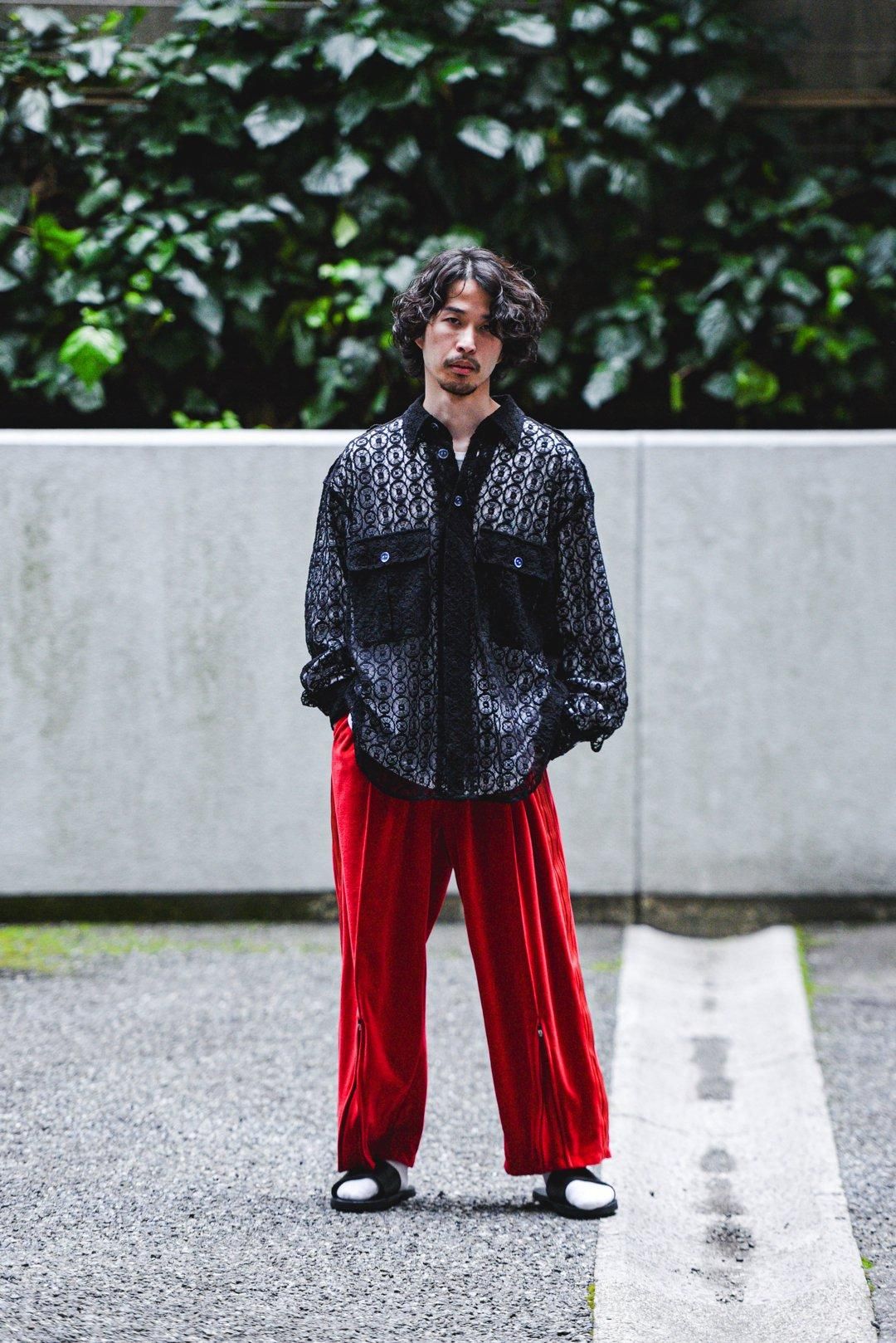 Leh Wide Track Pants Red - BISHOOL,Edwina Horl,My Beautiful