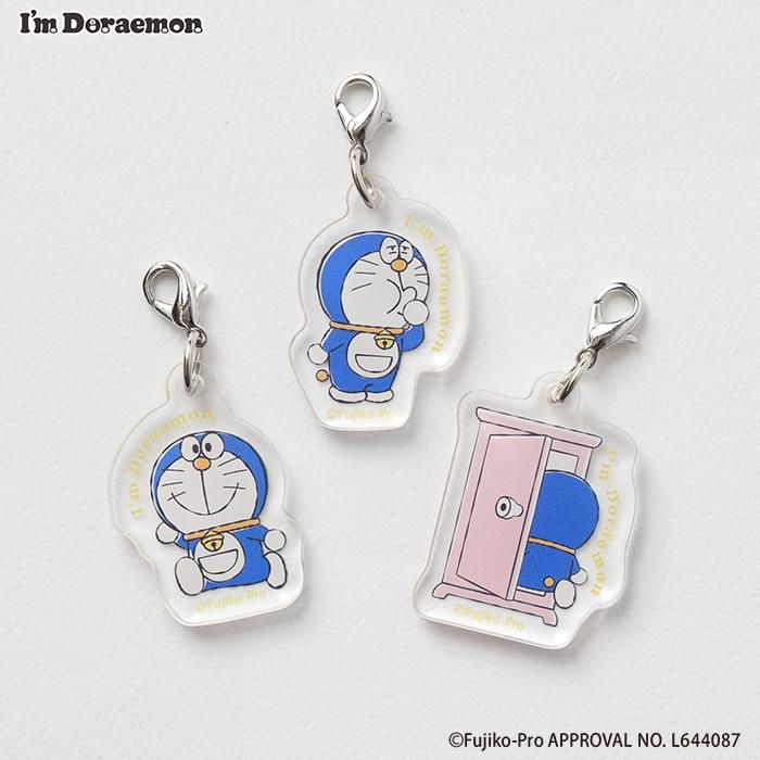 トレーディングアクリルチャーム｜アイムドラえもん｜フラワーリング