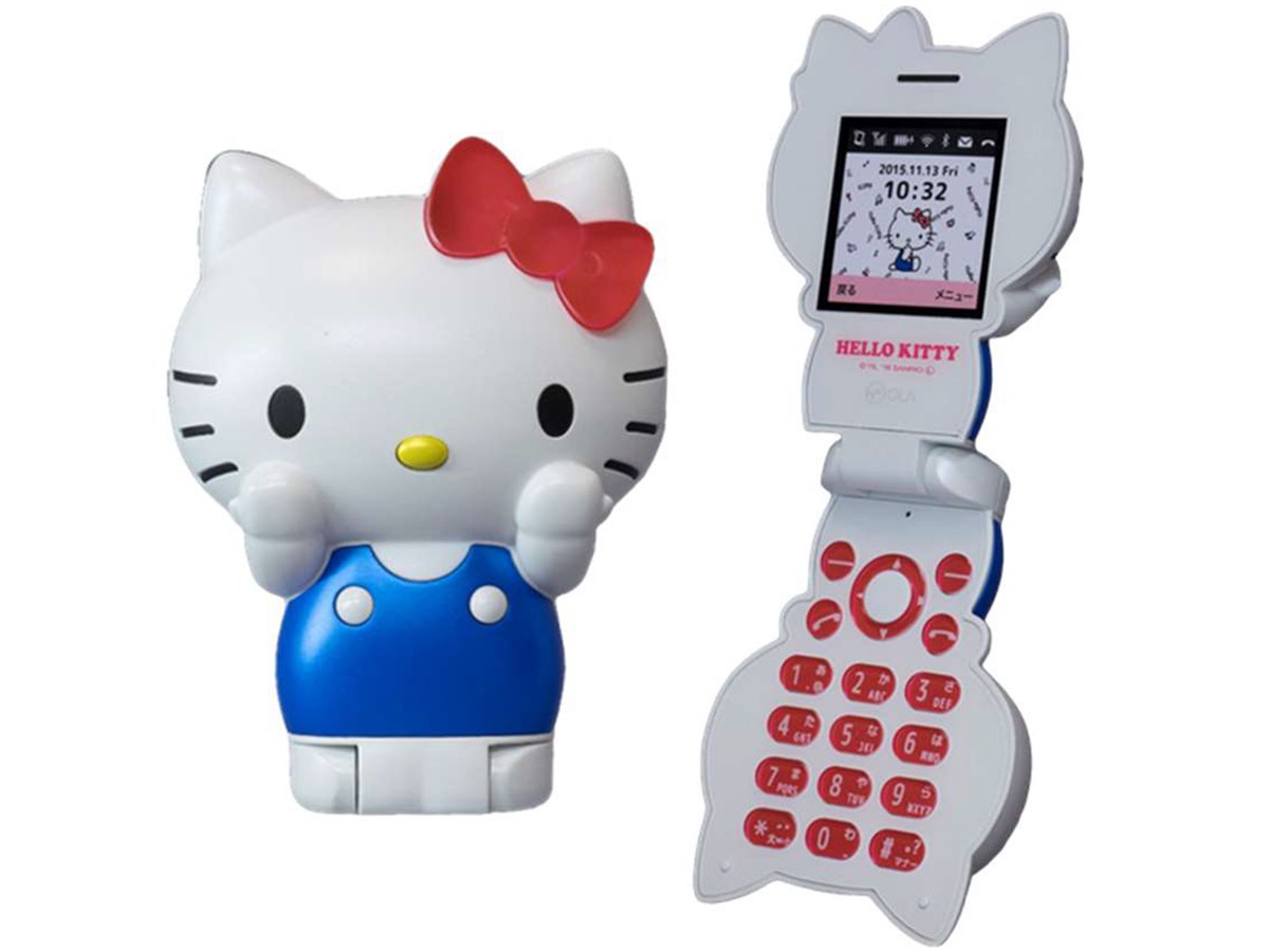 折りたたみケータイ「ハローキティフォン」が税別12,000円で5/26発売