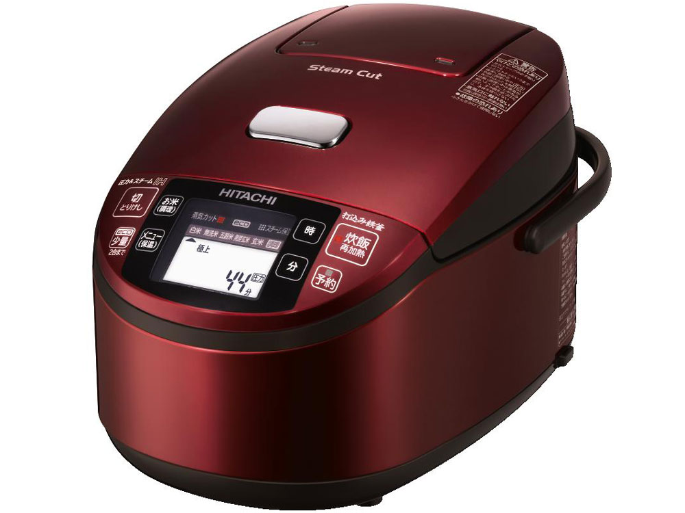 日立 蒸気カット 極上炊き 圧力＆スチーム RZ-MV100K(W) [パール