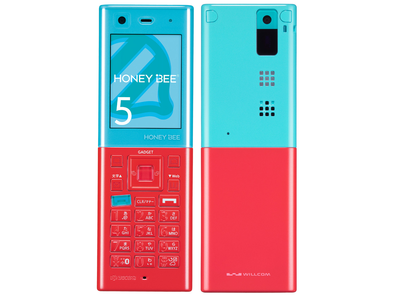 京セラ HONEY BEE 5 WX07K [ブルー&レッド] 価格比較 - 価格.com