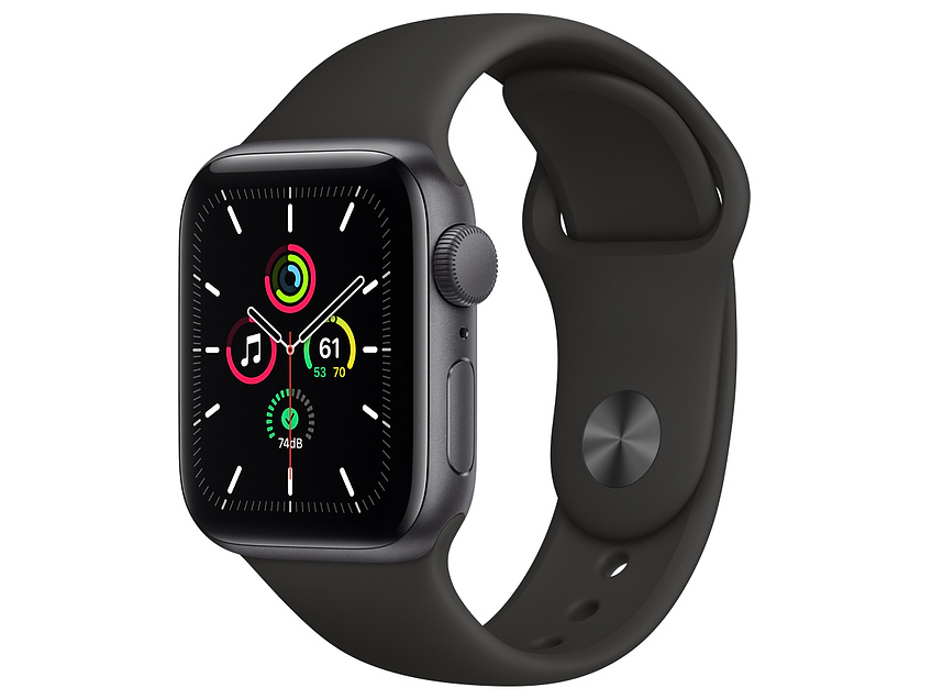 Apple Apple Watch SE GPSモデル 40mm MYDP2J/A [ブラックスポーツ