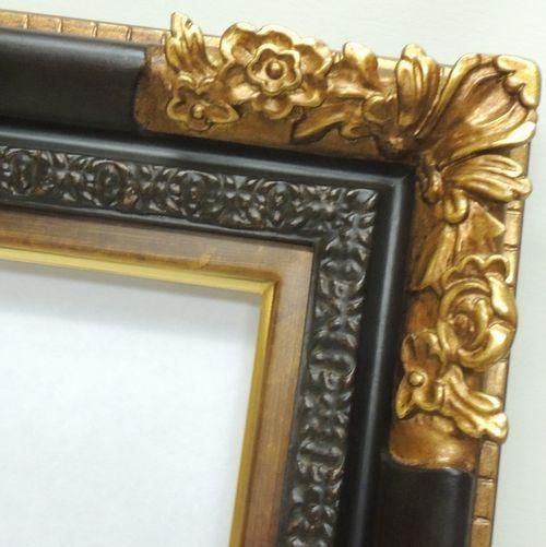 黒角花 金 F6号 高級油彩額縁 アクリル板仕様 - 額縁 - 激安通販 | 額