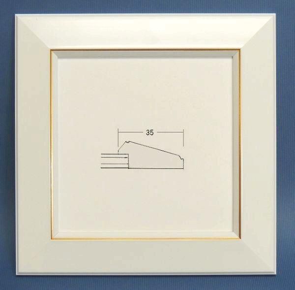 難有り 108 WHITE 15角デッサン額縁 正方形 アウトレット・特価品