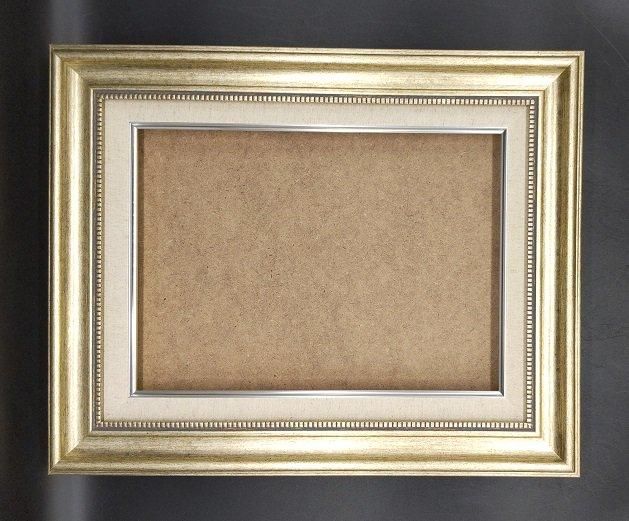 8111 シルバー F6号 (410×318mm) アクリル板付き 油彩額縁 樹脂製