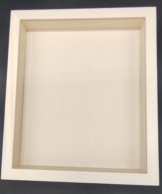 ナチュラルウッド 油彩額縁 ガラス付き f15 ナチュラルウッド 油彩額縁