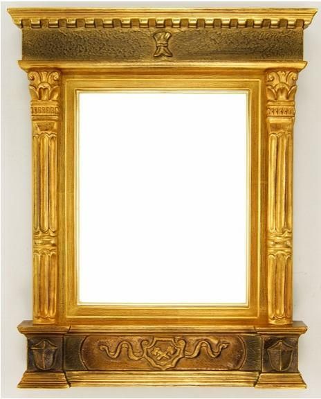 SA-25 金 SM (227×158mm) 祭壇装飾油彩額縁 手彫り 水箔 アクリル板