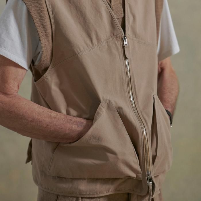 OLD JOE&CO. オールドジョー PATINA NEP CLOTH FIELD VEST - CONUR