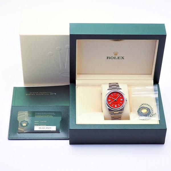 未使用】 ROLEX（ロレックス） オイスター パーペチュアル 41 コーラル