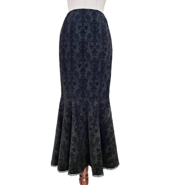 size2,3 即納可能】ダマスクマーメイドスカート（ロング） - 【公式