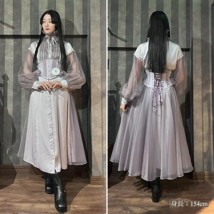 size3即納可能】ヴィクトリアンミニコルセット(ラベンダー) - 【公式