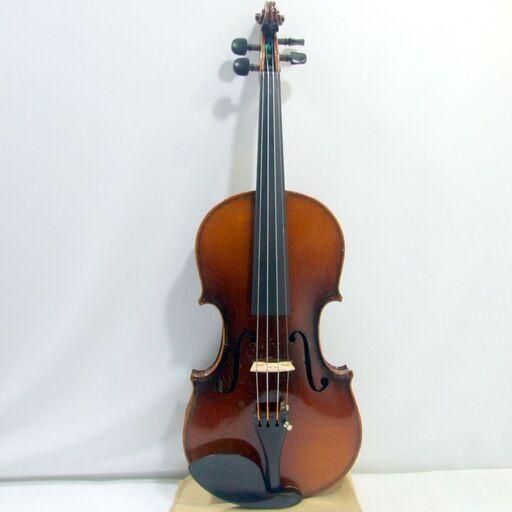 チェコ製 バイオリン Antonius Stradivarius モデル 4/4 裏板1枚 赤系