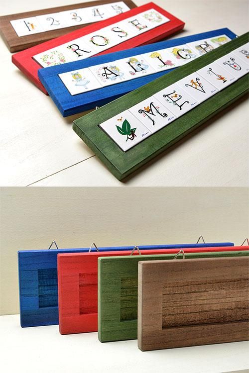 シンジカトウ アリスのデザインが可愛い アルファベットタイル