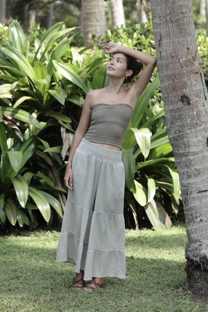 Indigo Sea 2024 リネンシンシアダブルフェイストップ | 2WAYデザイン