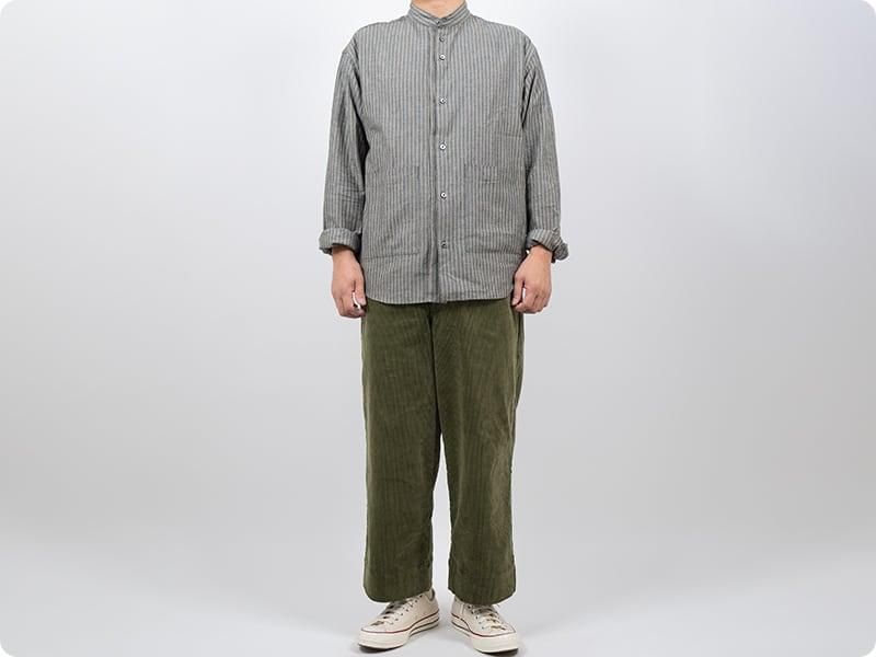 TUKI s/s wide work corduroy 03khaki TUKI通販・取扱い rusk（ラスク）
