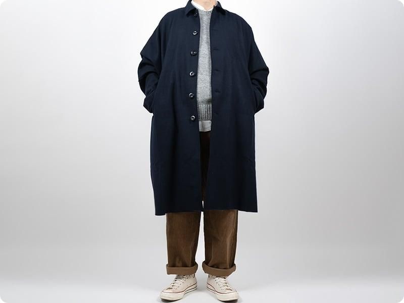 maillot mature melton lots coat NAVY maillot通販・取扱い rusk