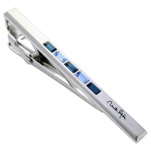 mila schon ミラ ショーン ネイビー クリスタル ネクタイピン - カフス