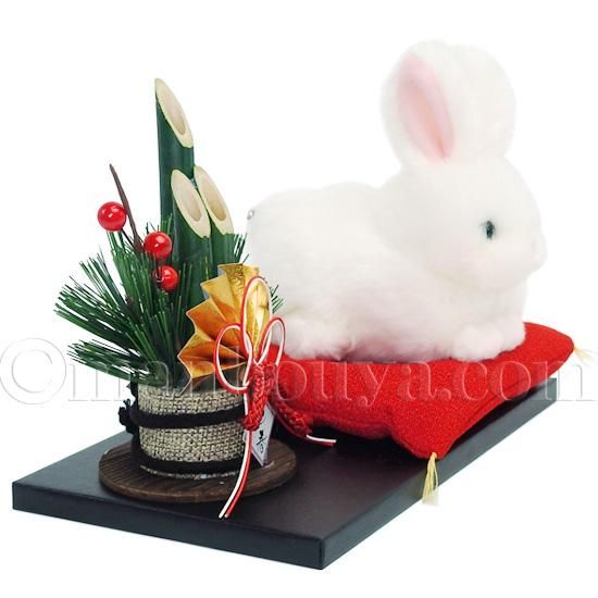2023 干支 うさぎ 置物 ぬいぐるみ 正月 飾り たけのこ プチプチらんど