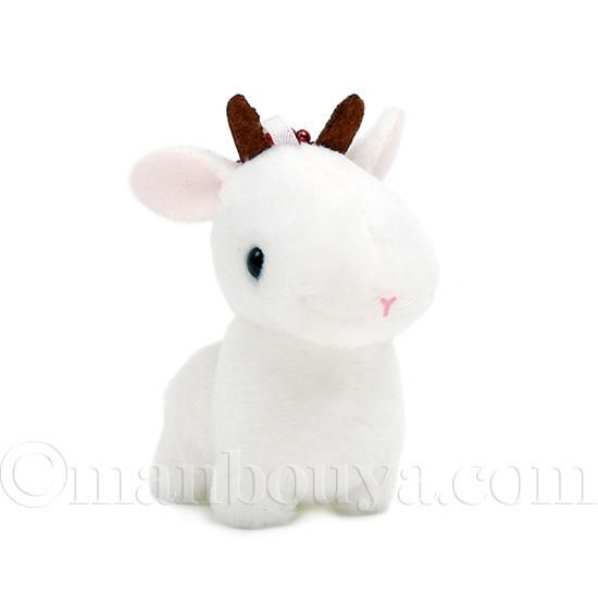 ヤギ ぬいぐるみ ぷちまる 動物園 アミューズ AMUFUN アニマルズDX 白