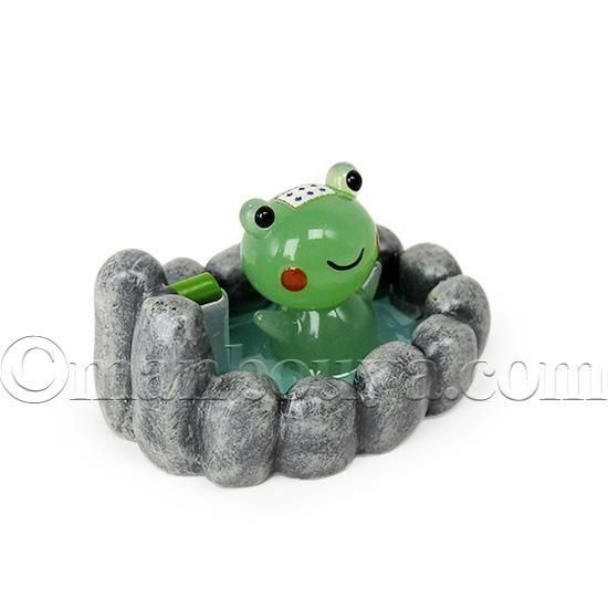 カエル グッズ 置物 ガラス細工 ミニチュア 雑貨 フォーカート 露天