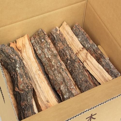 ナラ薪 中割 25kgパック |薪のお店木rara