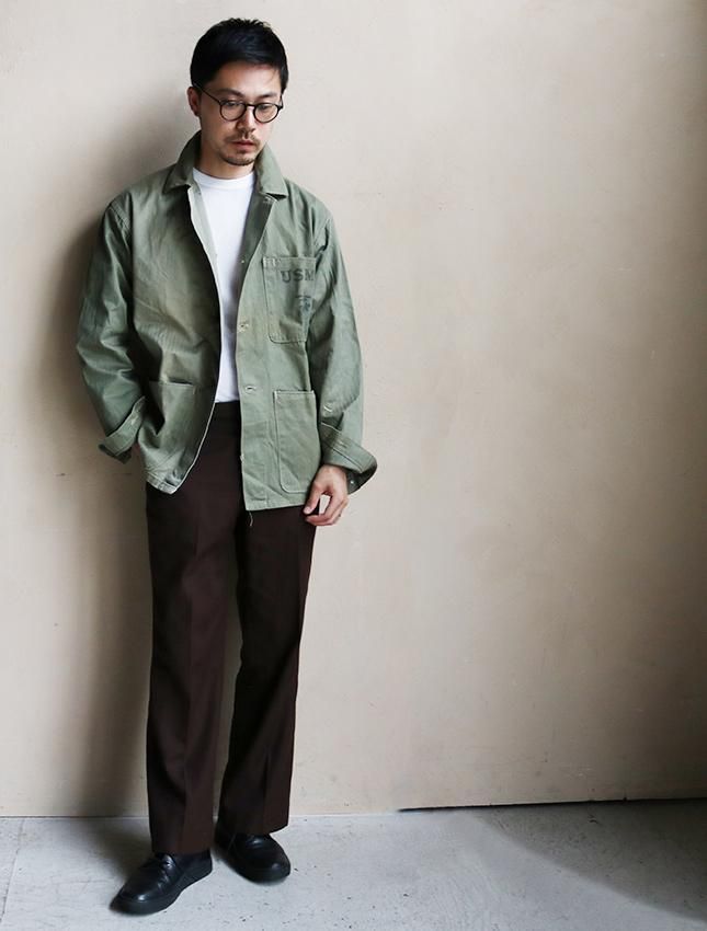 WW2 USMC P-41 HBT WORK JACKET NEAR DEAD STOCK SIZE 36 - MATIN