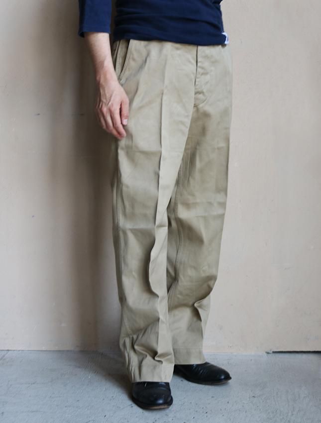 50s US ARMY M-45 CHINO TROUSER W31 GOOD COND - MATIN, VINTAGE