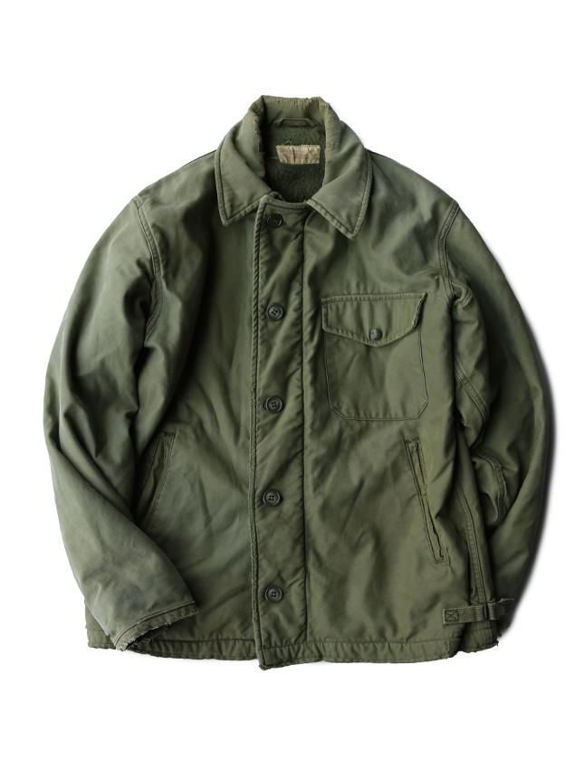 60s US NAVY A2 DECK JACKET EARLY TYPE SIZE M - MATIN, VINTAGE