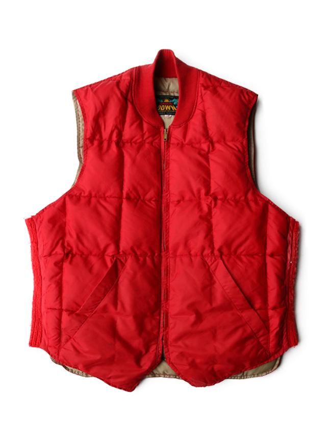 60s EDDIE BAUER DOWN VEST SIZE 38 GOOD COND | ビンテージダウン