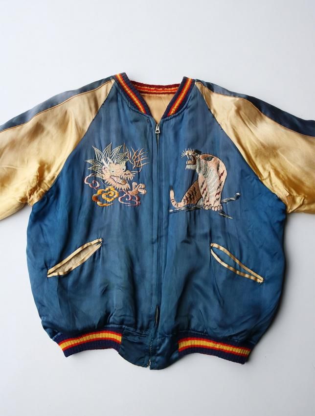 50s SOUVENIR JACKET | TIGER HEAD - MATIN, VINTAGE OUTFITTERS