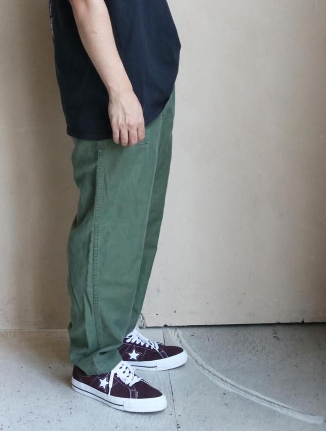 60s US ARMY UTILITY TROUSERS | OG107 ベイカーパンツ - MATIN