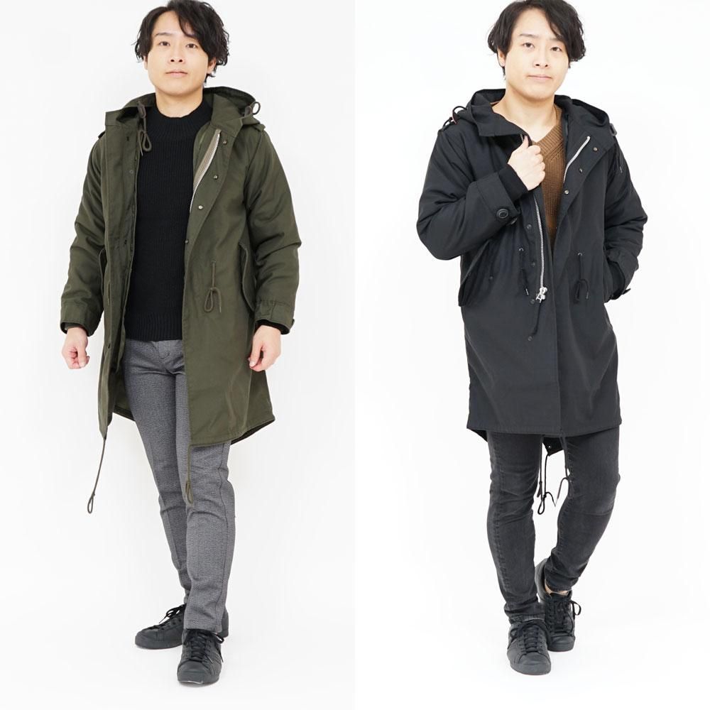 モッズコート（ブラック・XS） - 小さいサイズ専門メンズファッション