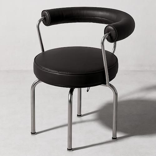 ル・コルビジェ/LC7スイヴェルチェアリプロダクト【レザー仕様