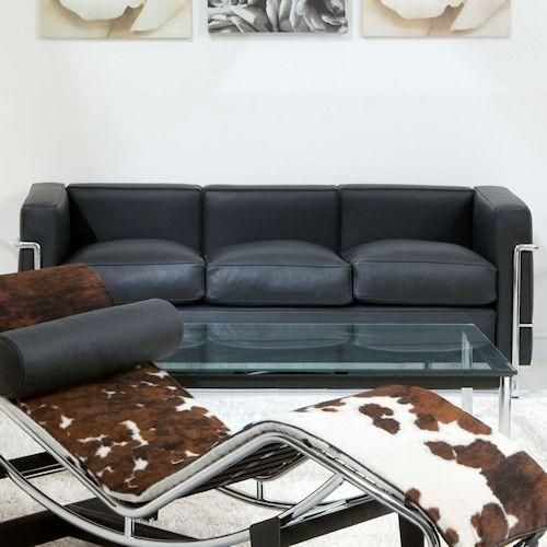 ル・コルビジェ/LC2グランコンフォート3Pソファ【スティールライン