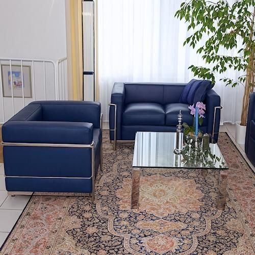 ル・コルビジェ/LC2グランコンフォート2Pソファ【スティールライン