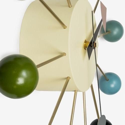 ジョージ・ネルソン/BallClockボールクロック【マルチカラーアッシュ材