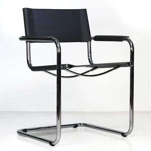 マルト・スタム/No.34カンティレバーアームチェア【レザー・スティール