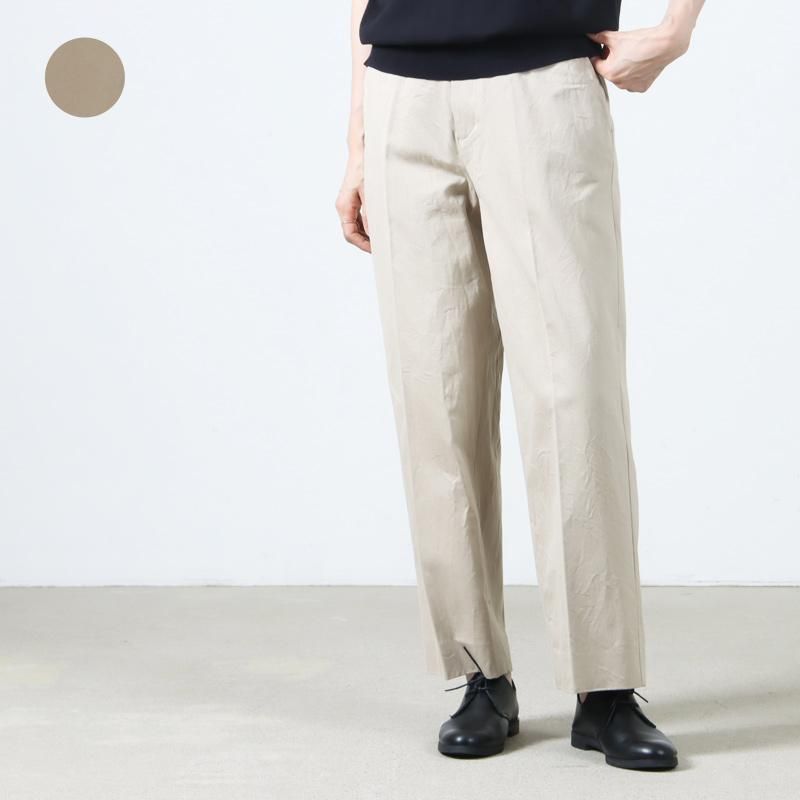 YAECA (ヤエカ) CHINO CLOTH PANTS CREASED / チノクロスパンツクリースド