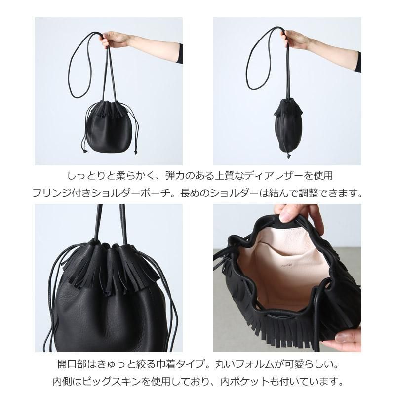 Aeta (アエタ) DEER FRINGE SHOULDER POUCH S / フリンジショルダーポーチ