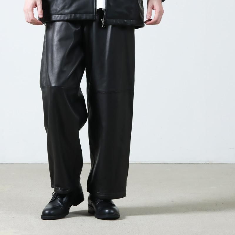 Graphpaper (グラフペーパー) Sheep Leather Track Pants / シープ