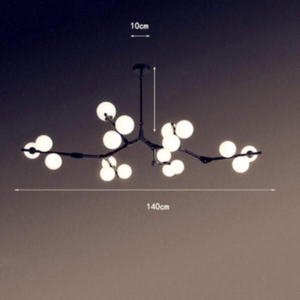 ポストモダン デザイン照明 12／18／24灯（W1230&1400mm） - 【EL