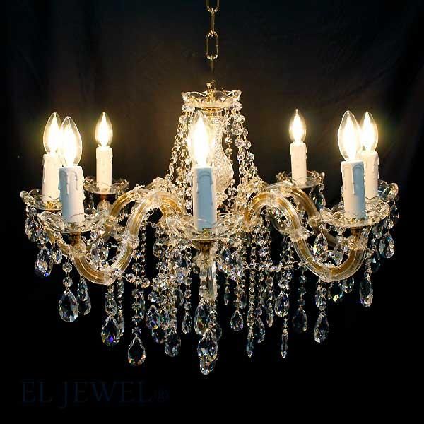 クリスタルシャンデリア 8灯｜シャンデリア専門店EL JEWEL