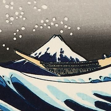 神奈川沖波裏 富嶽三十六景 葛飾北斎 復刻版浮世絵