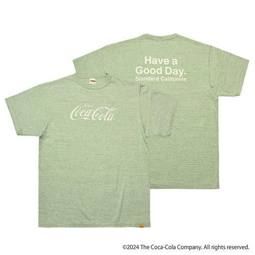 STANDARD CALIFORNIA】COCA-COLA × SD 88/12 LOGO T GREEN Tシャツ