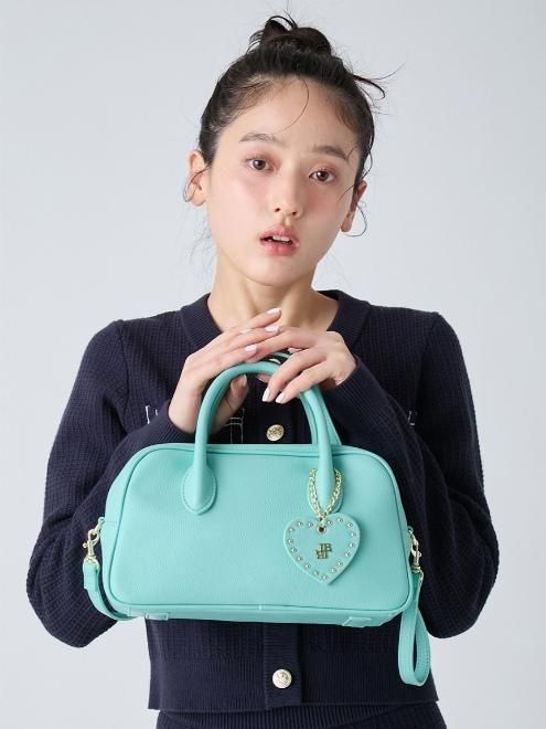 Lily Brown （リリーブラウン)ハートチャームボストンバッグ 26春夏